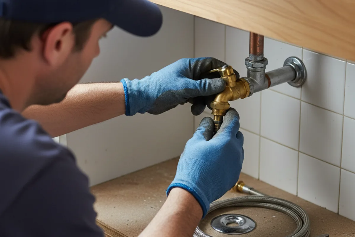 Shutoff valve and fitting work during Repiping in Concord
